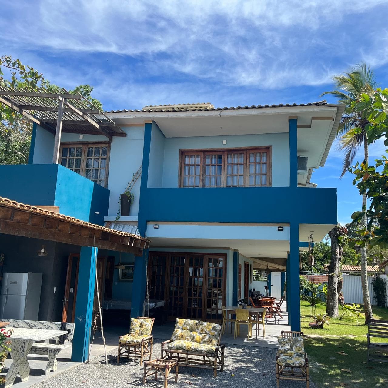 Vista da praia de Cumuruxatiba